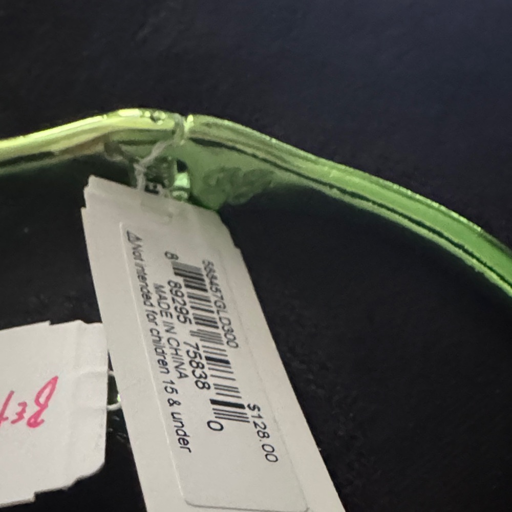 Betsey Johnson White Calla Lily Necklace and Bracelet Set with Green Accents - Picture 5 of 8